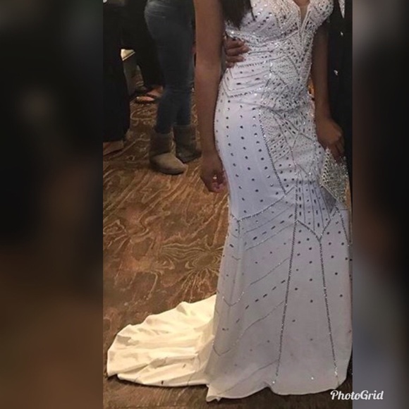 Tony Bowls Dresses & Skirts - “Diamond” trimmed gown. Great for any occasion.